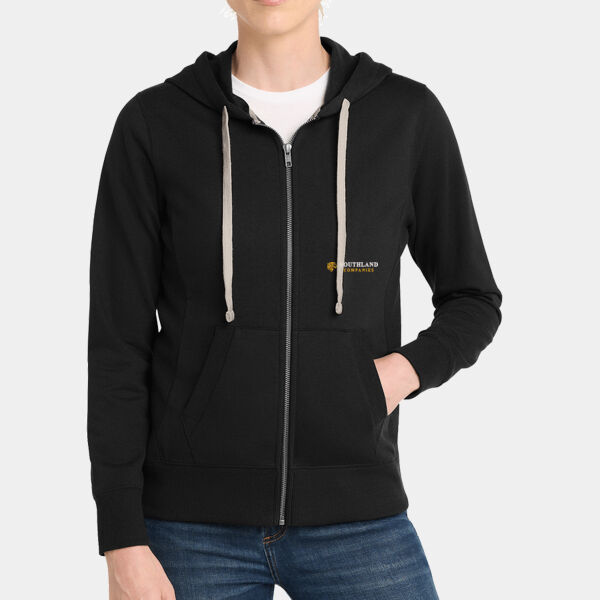 Optional Logo - Women's Re Fleece ™ Full Zip Hoodie Thumbnail