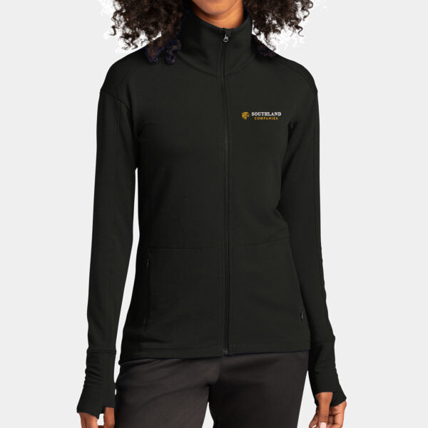 Optional Logo - Ladies Sport Wick ® Flex Fleece Full Zip Thumbnail