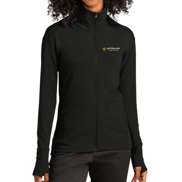 Optional Logo - Ladies Sport Wick ® Flex Fleece Full Zip Thumbnail
