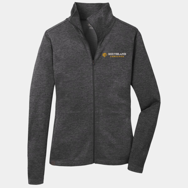 Optional Logo - Ladies Pixel Full Zip Thumbnail