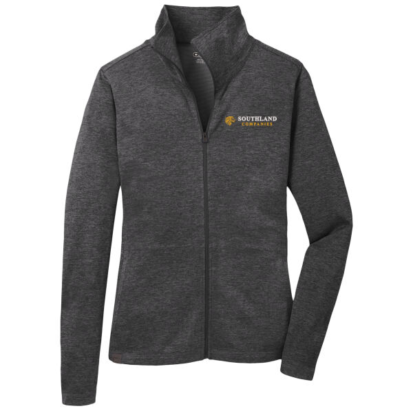 Optional Logo - Ladies Pixel Full Zip Thumbnail