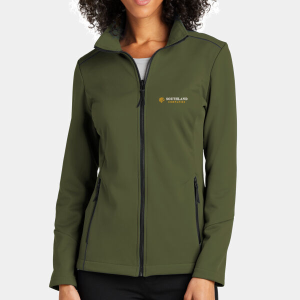 Optional Logo - Ladies Collective Tech Soft Shell Jacket Thumbnail
