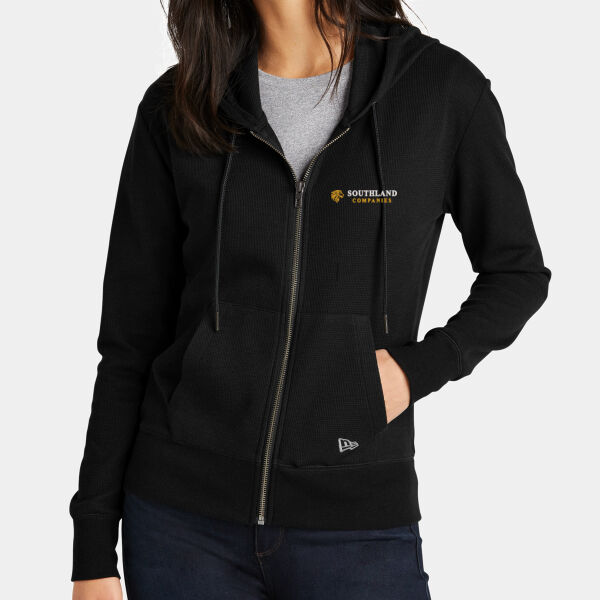 Optional Logo - Ladies Thermal Full Zip Hoodie Thumbnail