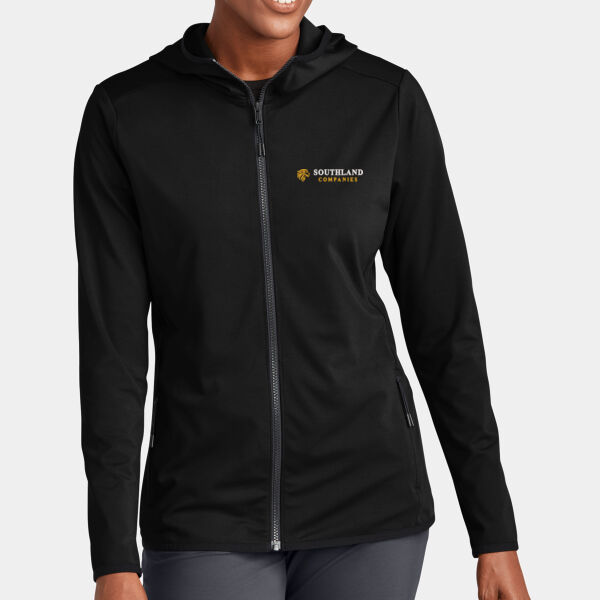 Optional Logo - Ladies Circuit Hooded Full Zip Thumbnail