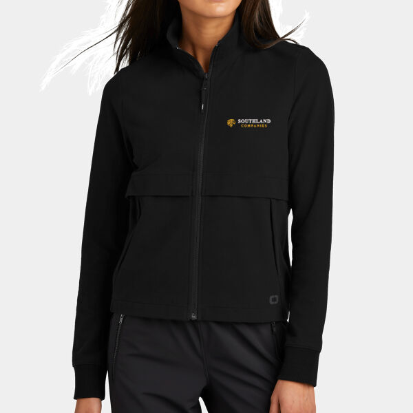 Optional Logo - Ladies Outstretch Full Zip Thumbnail