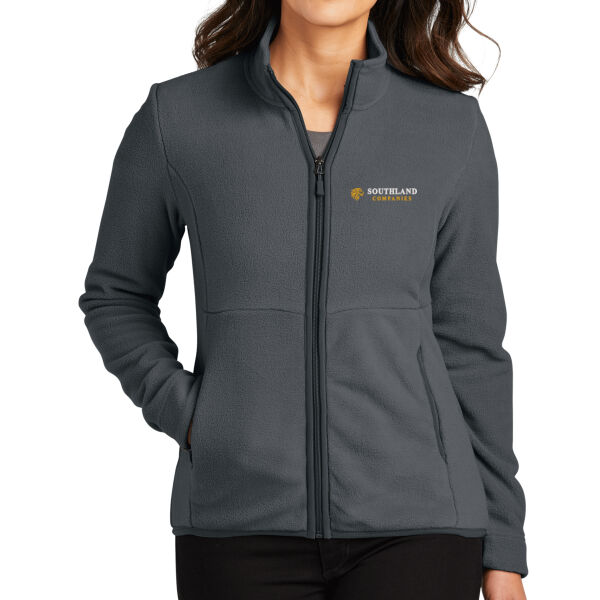 Optional Logo - Ladies Connection Fleece Jacket Thumbnail