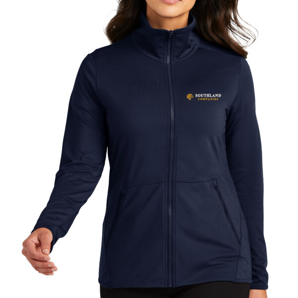 Optional Logo - Ladies Accord Stretch Fleece Full Zip Thumbnail