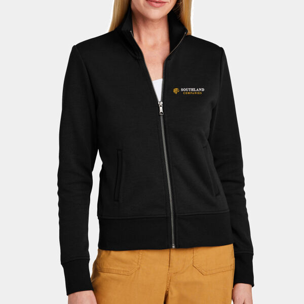 Optional Logo - Women's Double Knit Full Zip Thumbnail