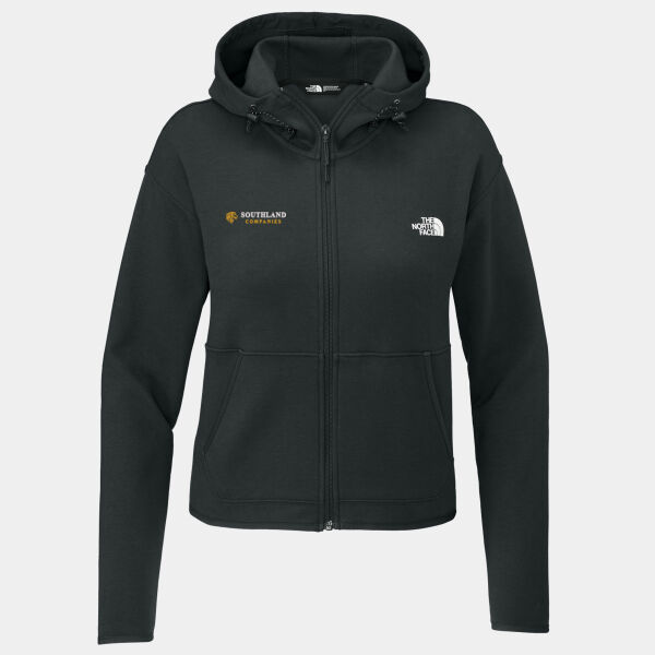 Optional Logo - Women's Double Knit Full Zip Hoodie Thumbnail