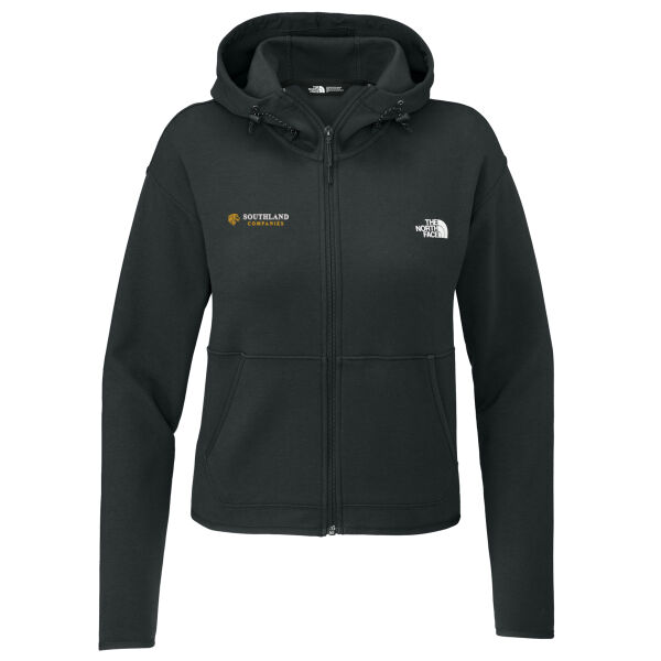 Optional Logo - Women's Double Knit Full Zip Hoodie Thumbnail