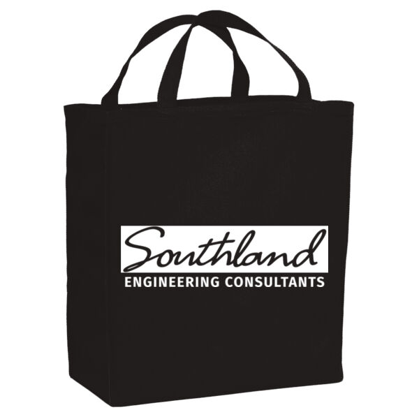 Ooptional Logo - Ideal Twill Grocery Tote Thumbnail