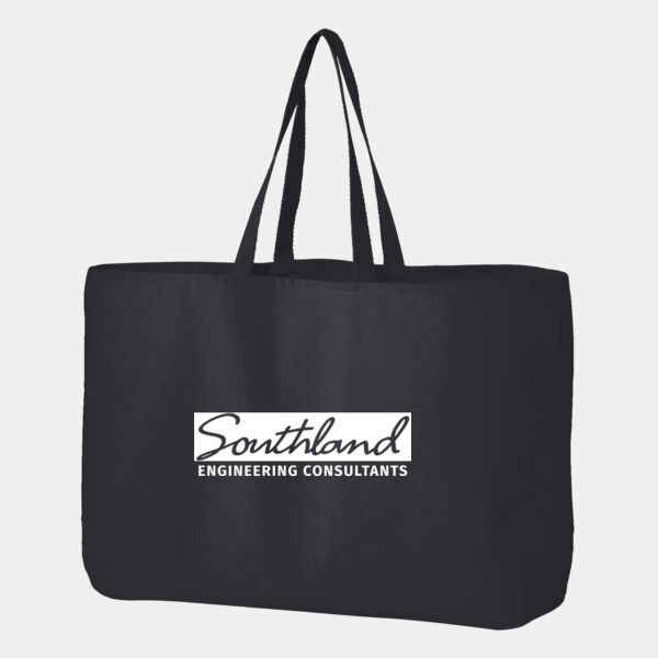Ooptional Logo - Ideal Twill Jumbo Tote Thumbnail