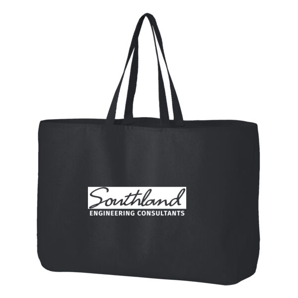 Ooptional Logo - Ideal Twill Jumbo Tote Thumbnail