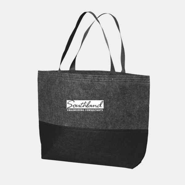 Ooptional Logo - Large Felt Tote Thumbnail