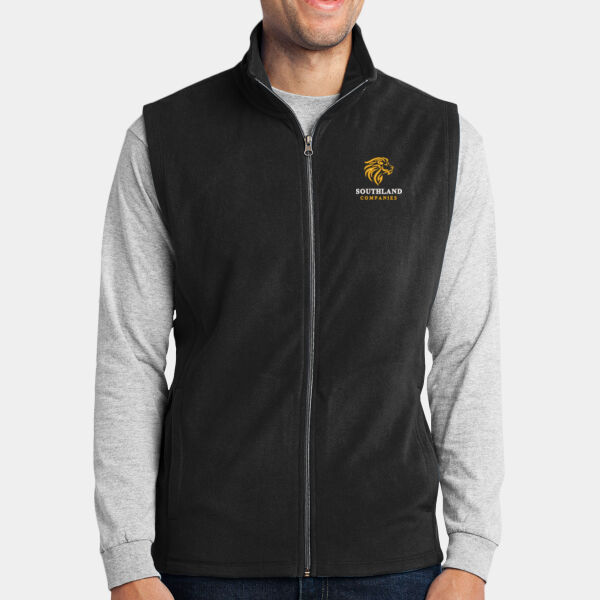 Optional Logo - Microfleece Vest Thumbnail