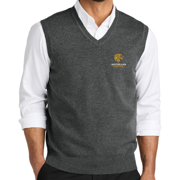 Optional Logo - Easy Care Sweater Vest Thumbnail
