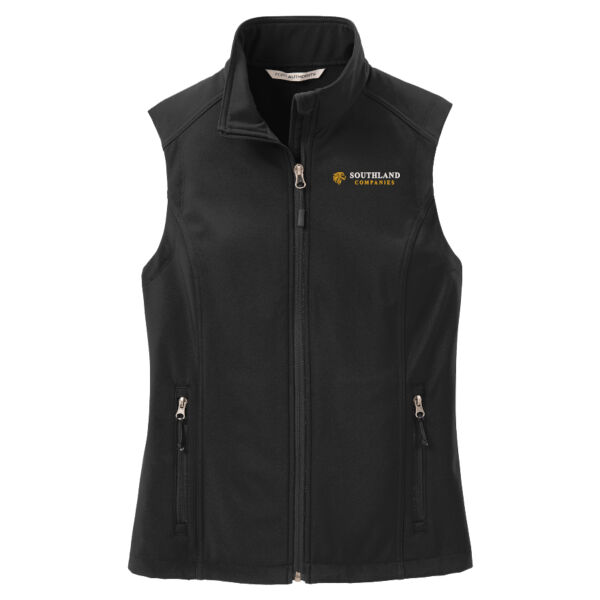 Optional Logo - Ladies Core Soft Shell Vest Thumbnail