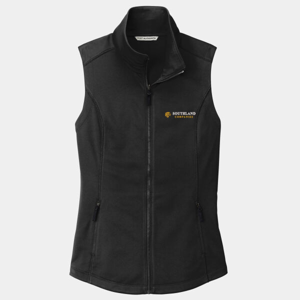 Optional Logo - Ladies Collective Smooth Fleece Vest Thumbnail
