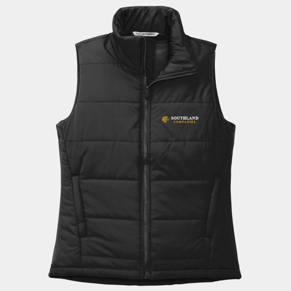 Optional Logo - Ladies Puffer Vest Thumbnail