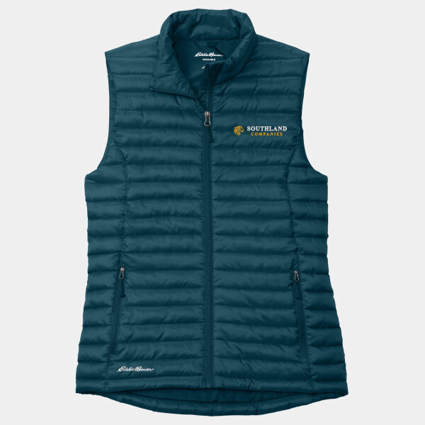 Optional Logo - Women's Packable Quilted Vest Thumbnail