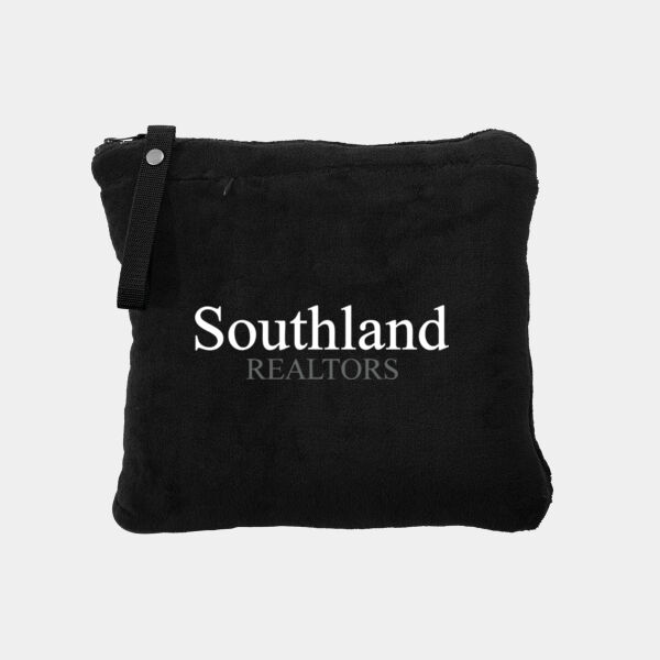 Optional Logo - Packable Travel Blanket Thumbnail