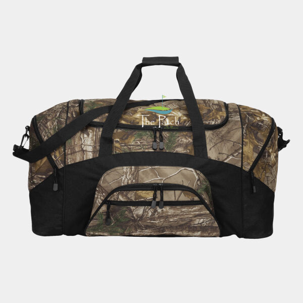 Optional Logo - Camouflage Colorblock Sport Duffel Thumbnail