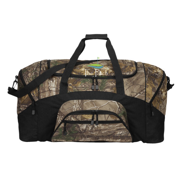 Optional Logo - Camouflage Colorblock Sport Duffel Thumbnail