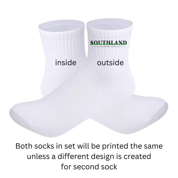 Optional Logo - Quarter Ankle Crew Sock  Thumbnail